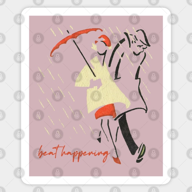 Beat Happening •• Original Fan Tribute Design Sticker by unknown_pleasures